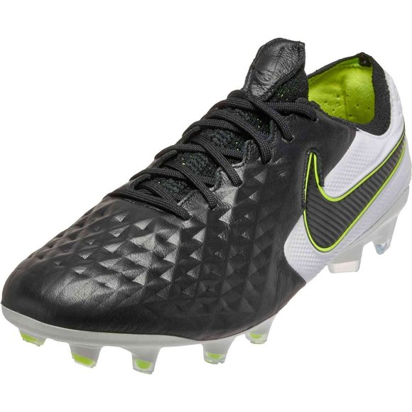 Nike Tiempo Legend 8 Elite FG B&W-Volt cleats - Picture 7 of 12